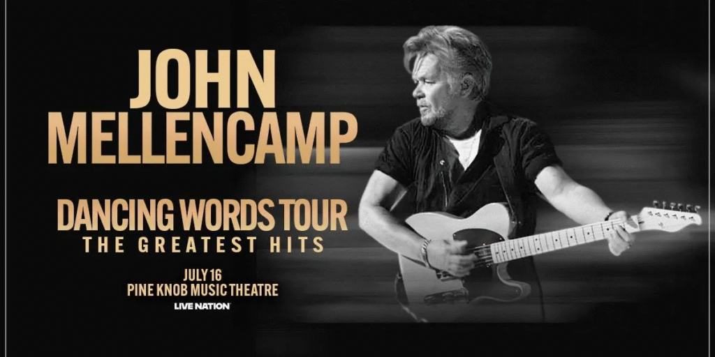 John Mellencamp live concert performance Dancing Words Tour