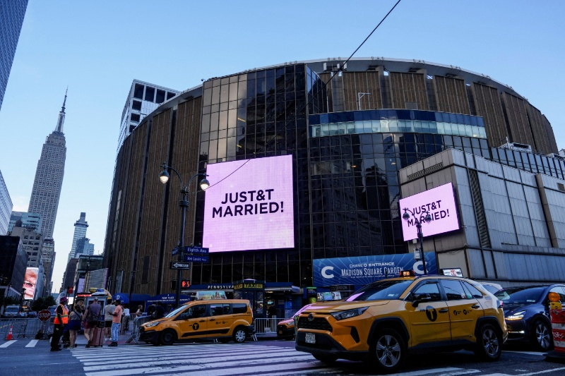 Madison Square Garden Taylor Swift Travis Kelce wedding venue