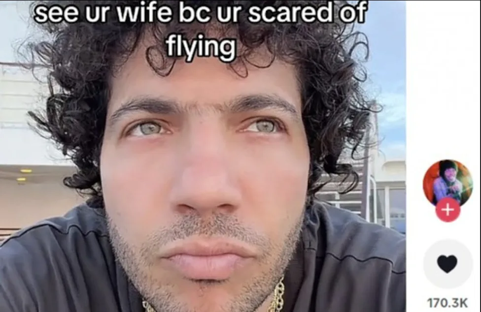 Benny Blanco recording a TikTok video on a boat