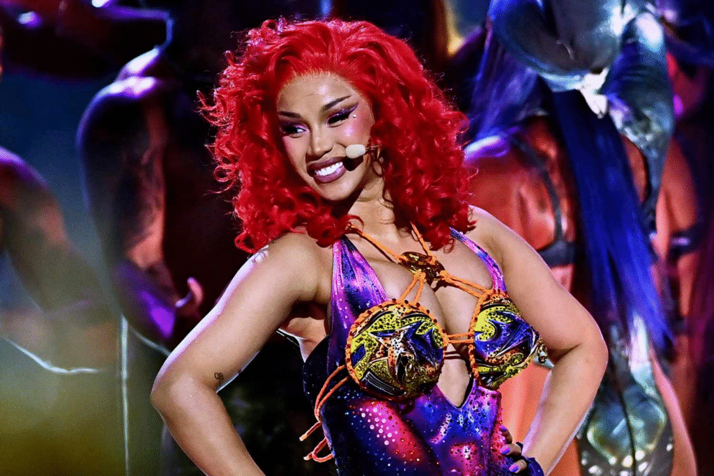 Cardi B Britney Spears hitmakers performing on stage