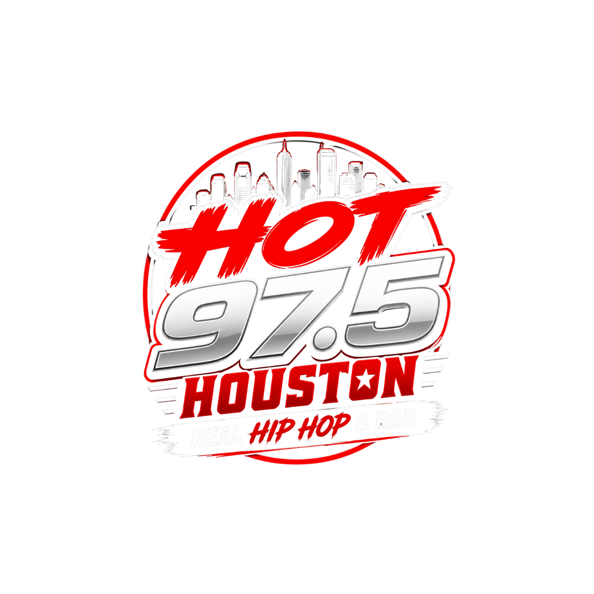Hot 97.5 Houston Radio logo